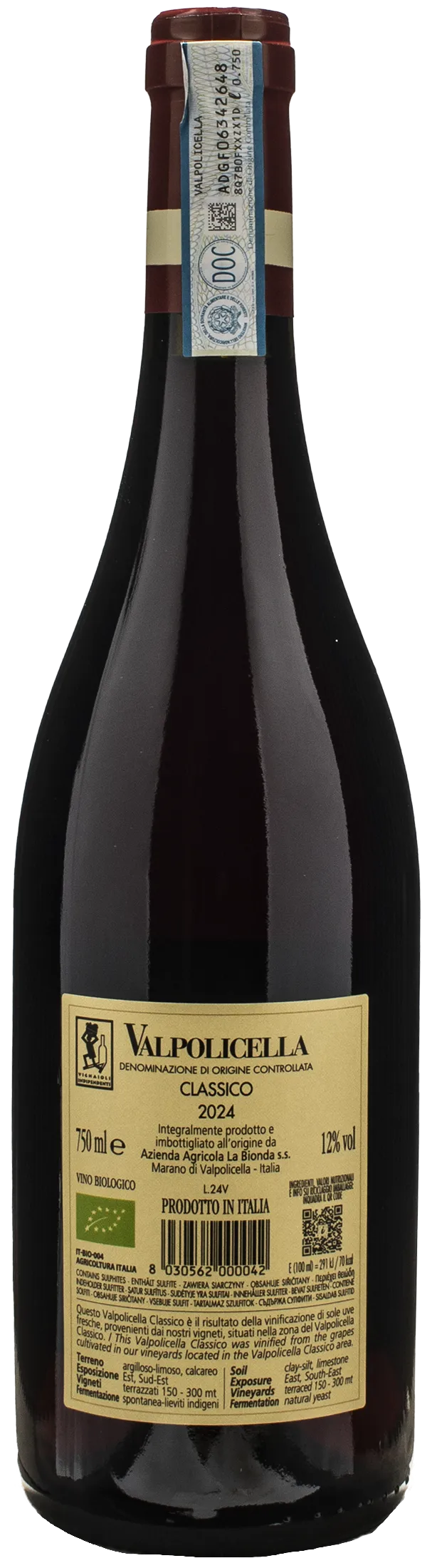 Ca La Bionda Valpolicella Classico 2024