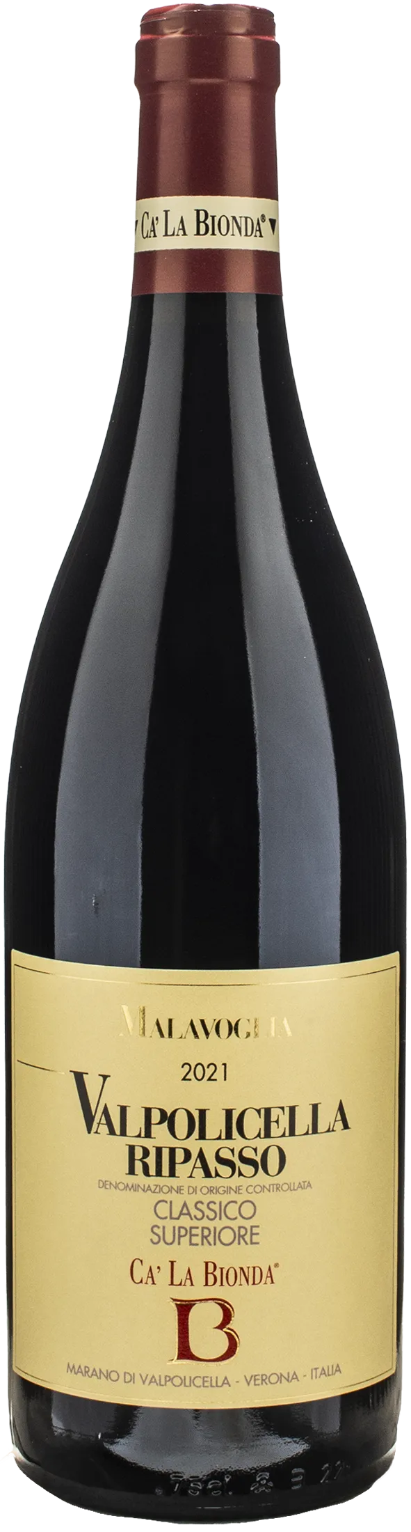 Ca La Bionda Valpolicella Classico Ripasso Superiore Malavoglia 2021