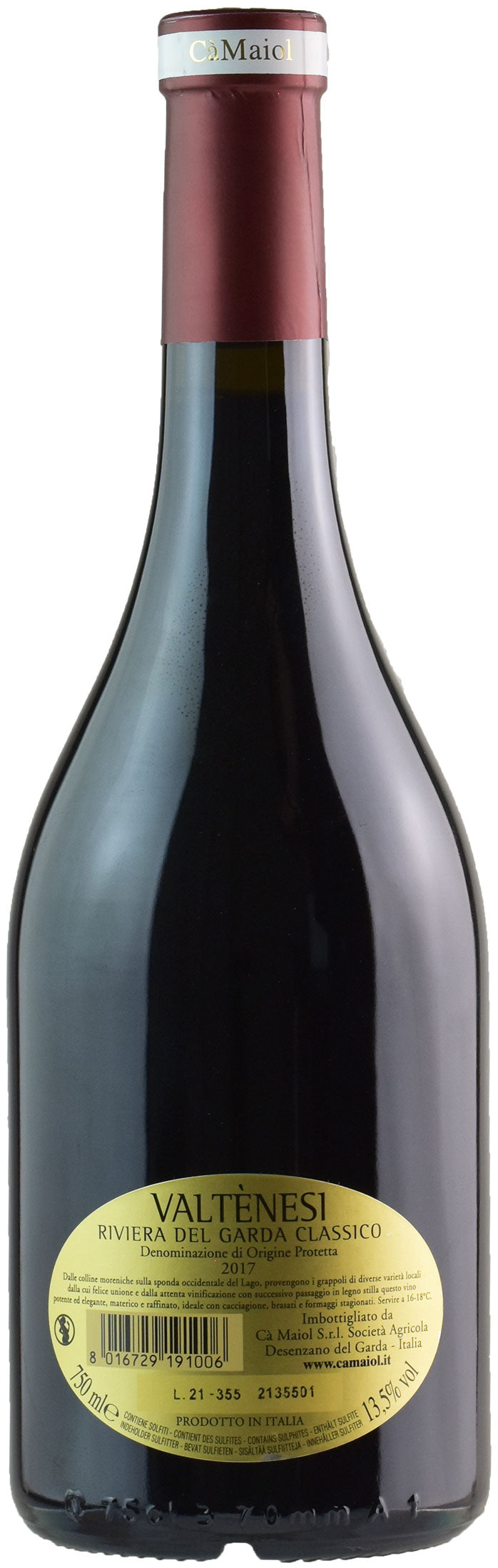 Cà Maiol Riviera del Garda Classico Valtenesi Fabio Contato 2017