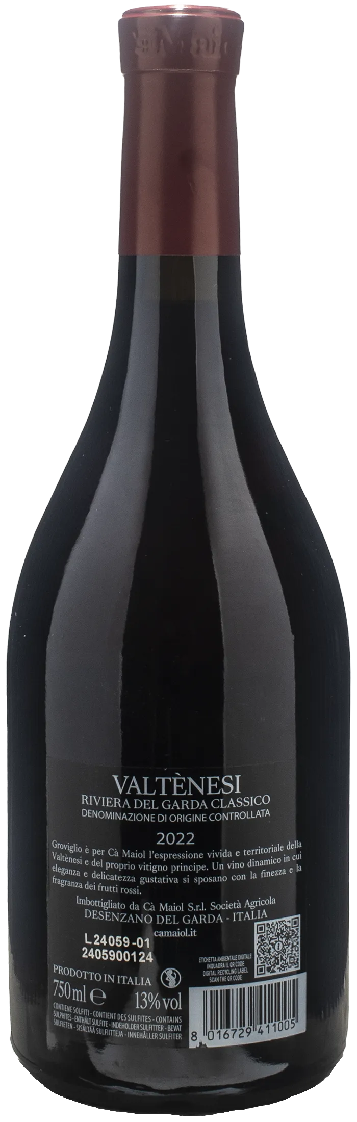 Ca Maiol Valtenesi Riviera del Garda Classico Groviglio 2022