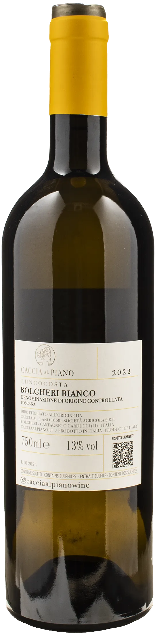 Caccia al Piano Bolgheri Bianco Lungocosta 2022