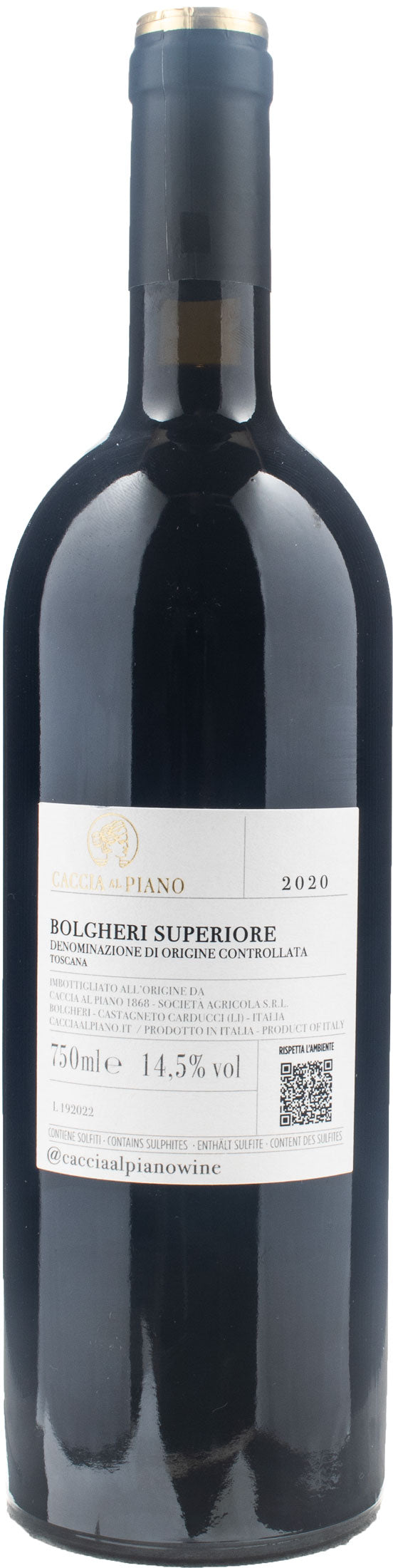 Caccia al Piano Bolgheri Superiore 2020