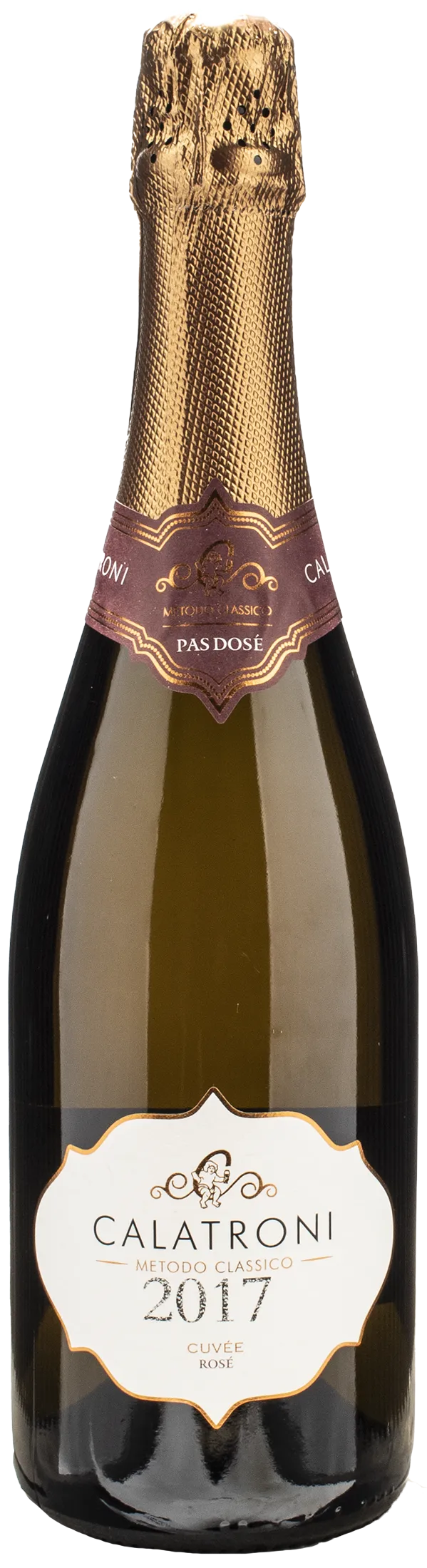 Calatroni Cuvee Rosè Oltrepo Pavese Metodo Classico Dosaggio Zero 2017