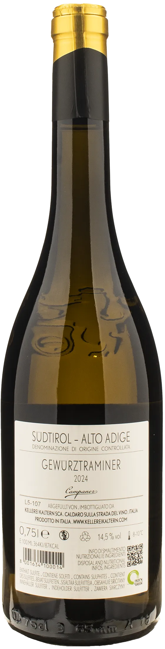 Caldaro Gewurztraminer Campaner 2024