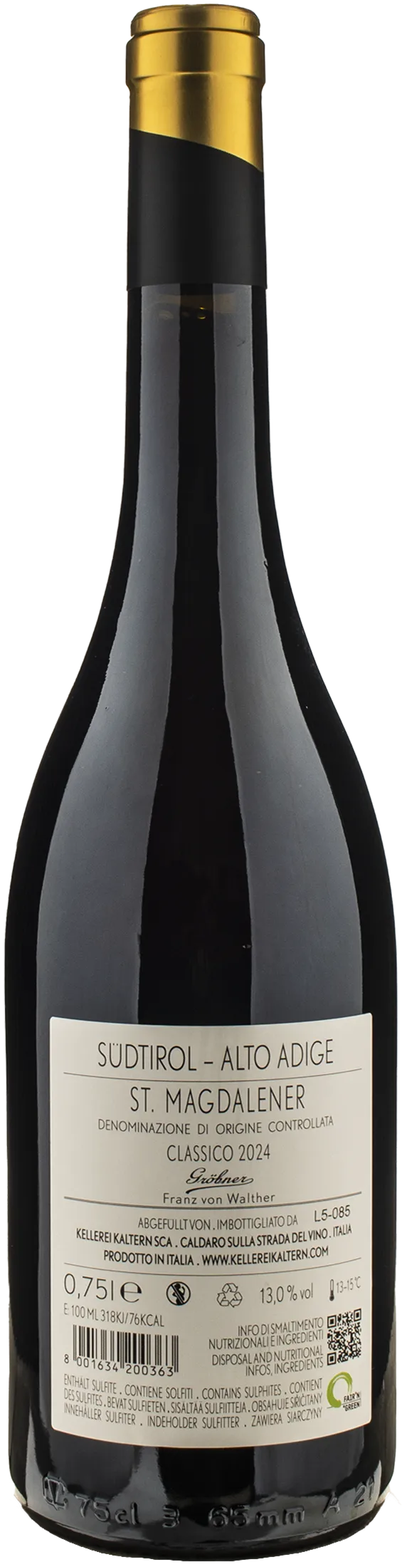 Caldaro Grobner St Magdalener Classico 2024