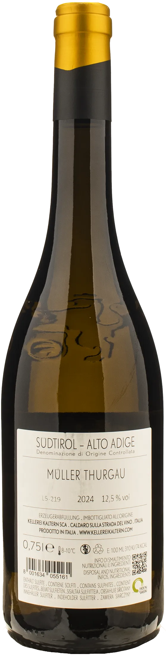 Caldaro Muller Thurgau 2024