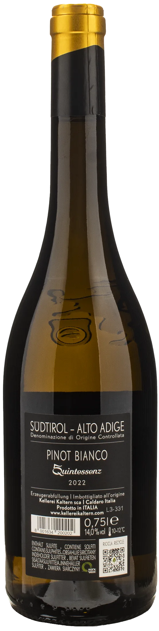 Caldaro Quintessenz Pinot Bianco 2022