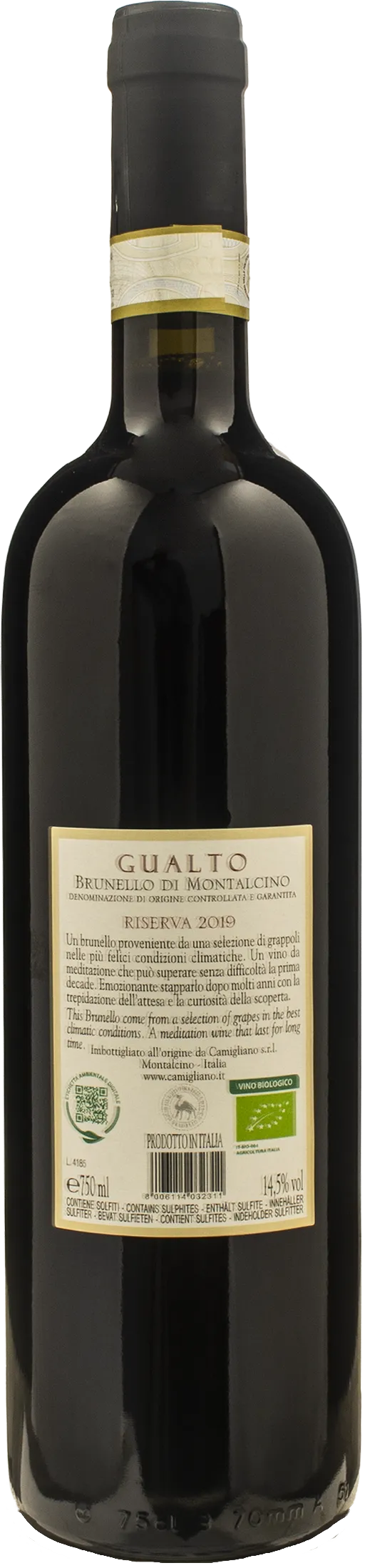 Camigliano Brunello di Montalcino Riserva Gualto 2019