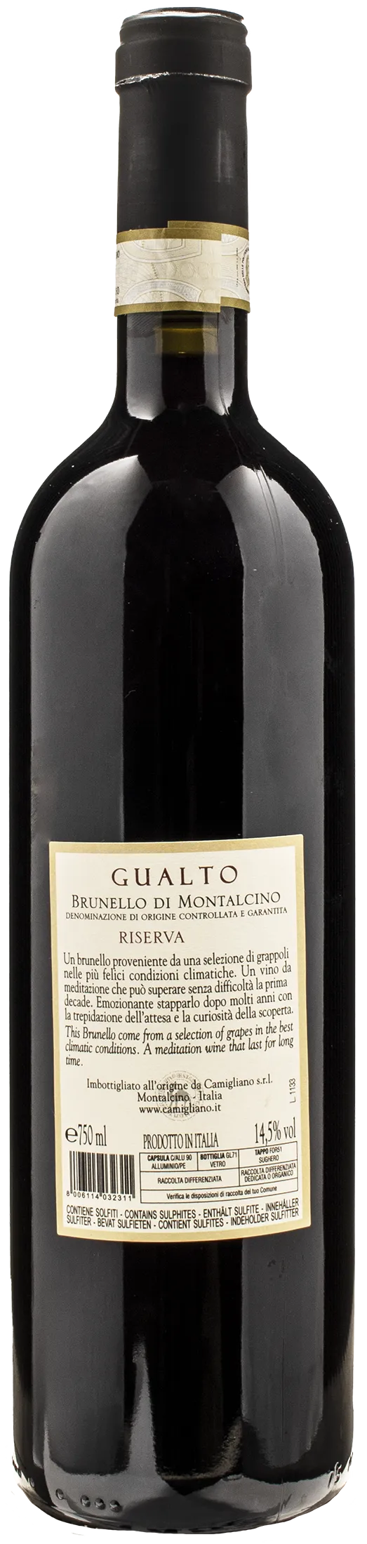 Camigliano Gualto Brunello di Montalcino Riserva 2016
