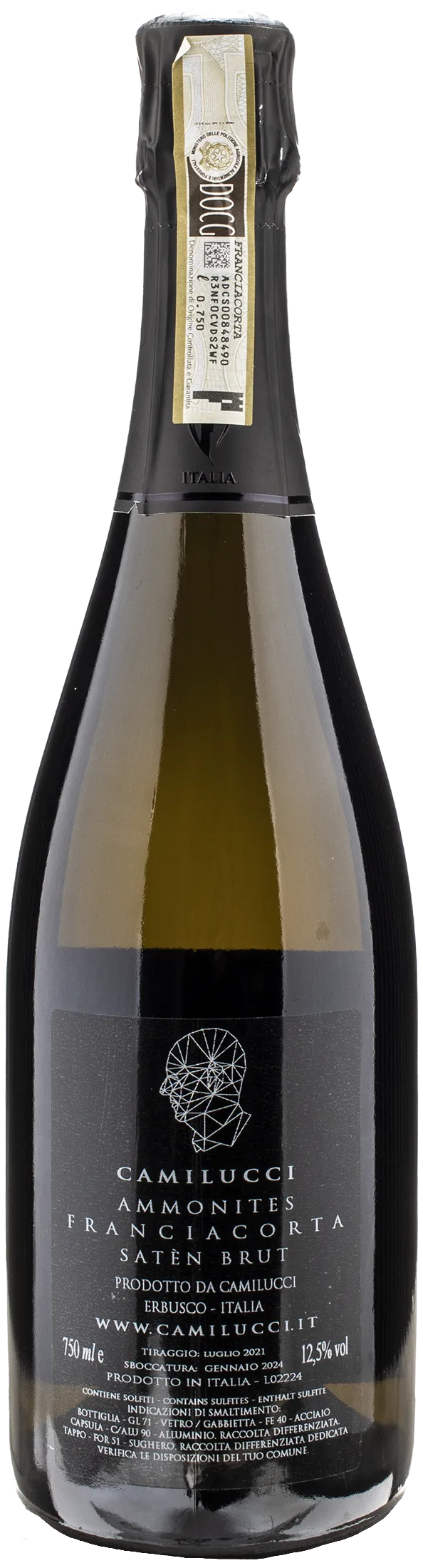 Camilucci Franciacorta Saten Brut Ammonites