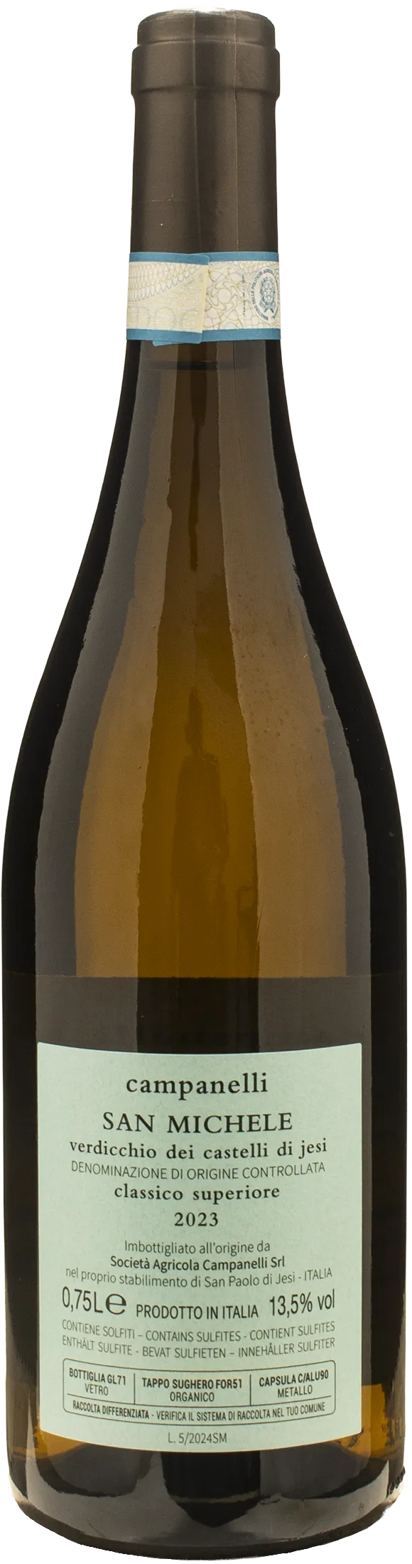 Campanelli Verdicchio dei Castelli di Jesi Classico Superiore San Michele 2023