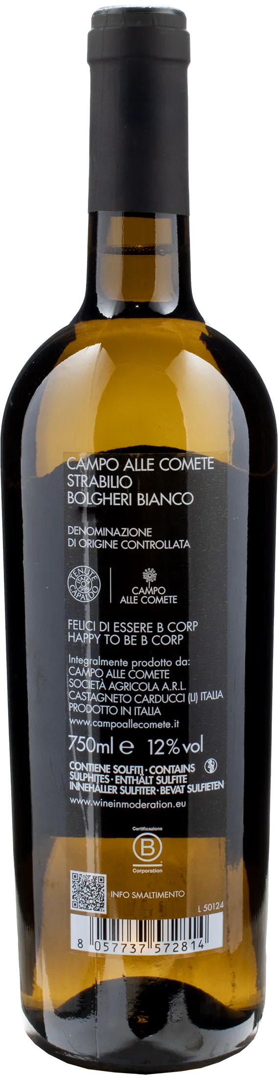 Campo alle Comete Bolgheri Bianco Strabilio 2023