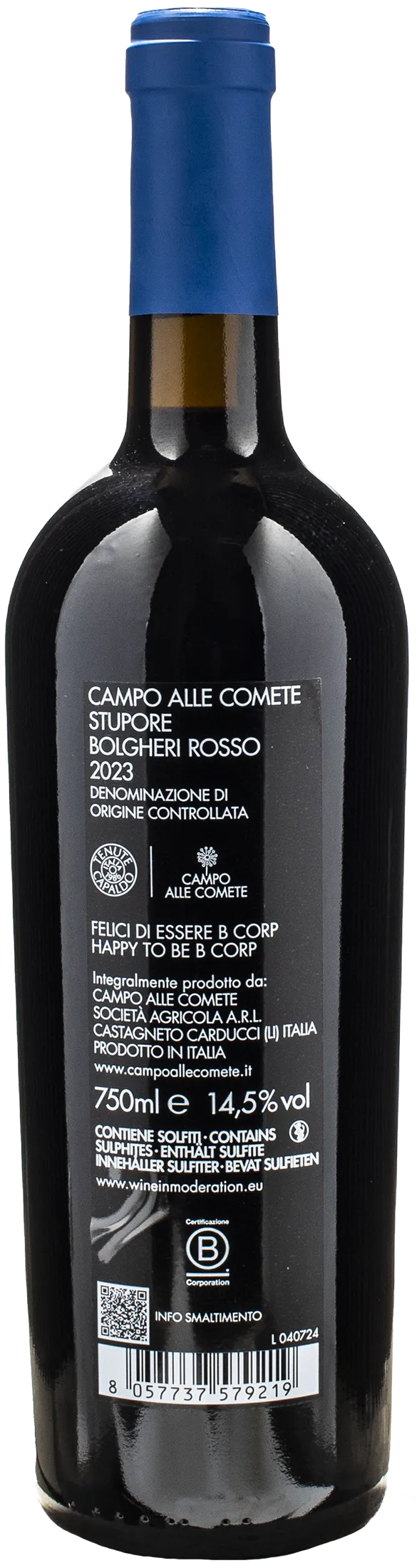 Campo Alle Comete Bolgheri Rosso Stupore 2023