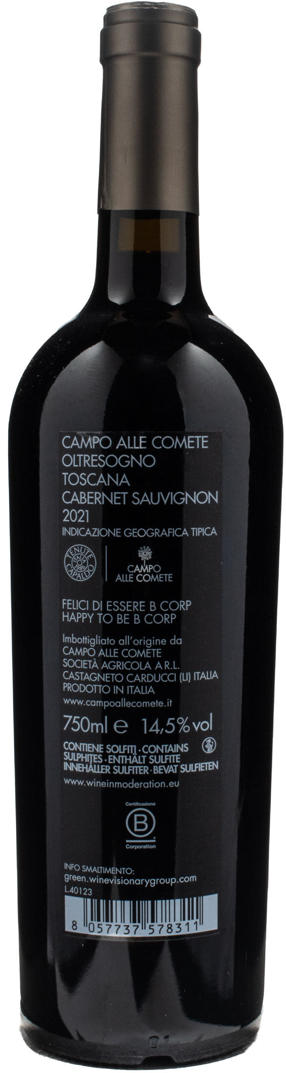 Campo Alle Comete Cabernet Sauvignon Oltresogno 2021