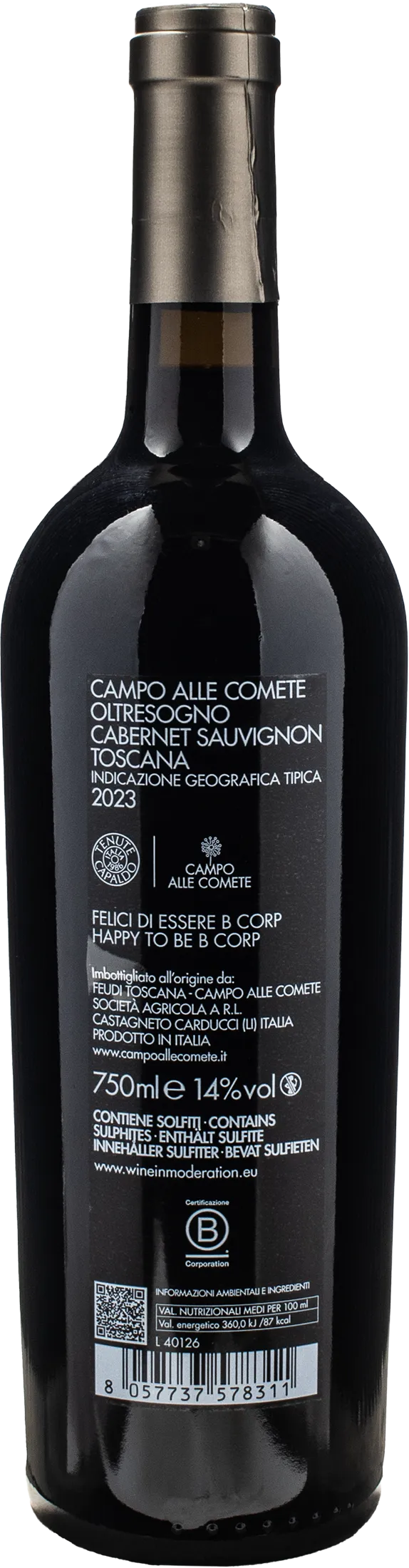 Campo Alle Comete Cabernet Sauvignon Oltresogno 2023