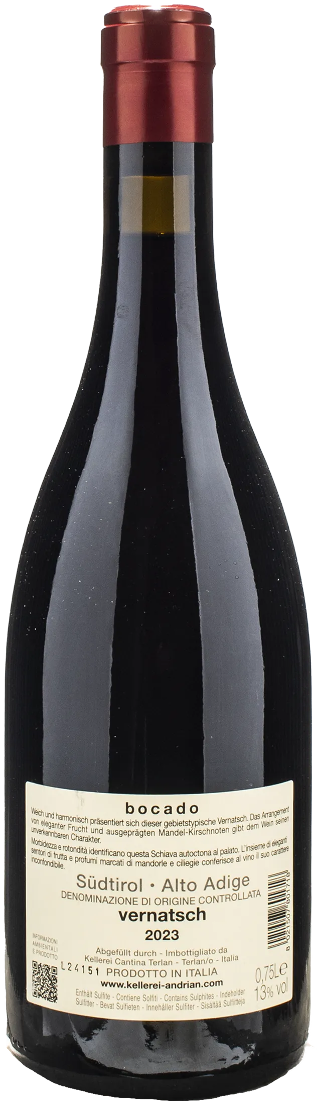 Cantina Andriano Schiava Bocado 2023