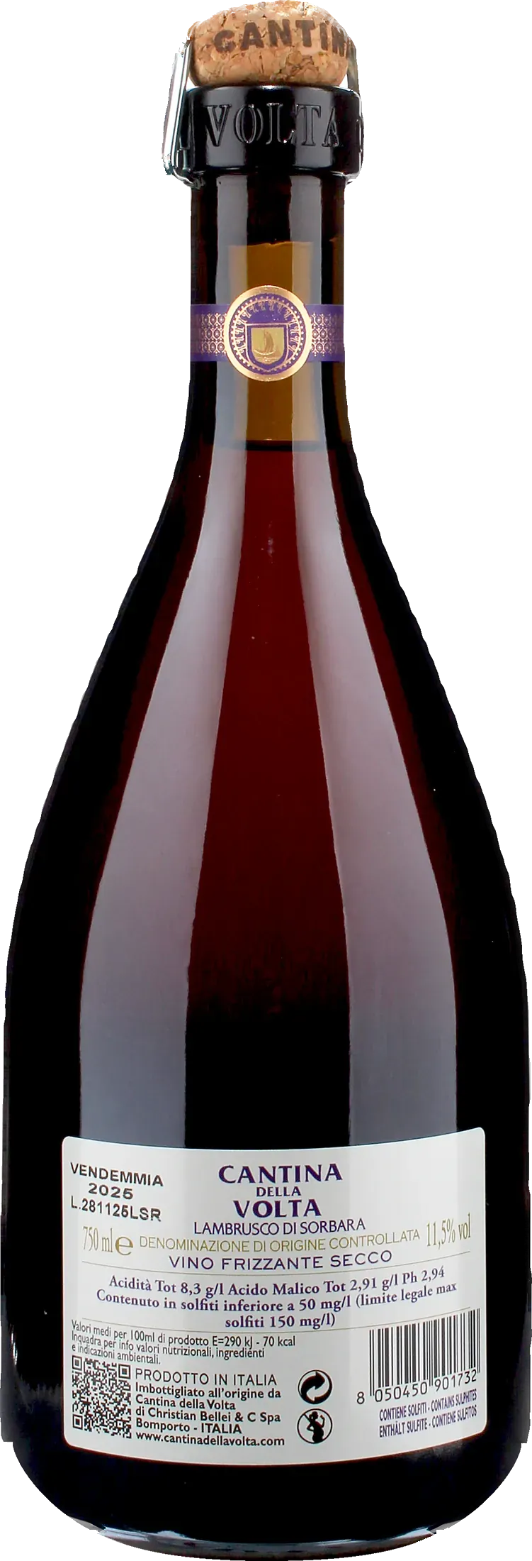 Cantina della Volta Lambrusco di Sorbara Rimosso 2025