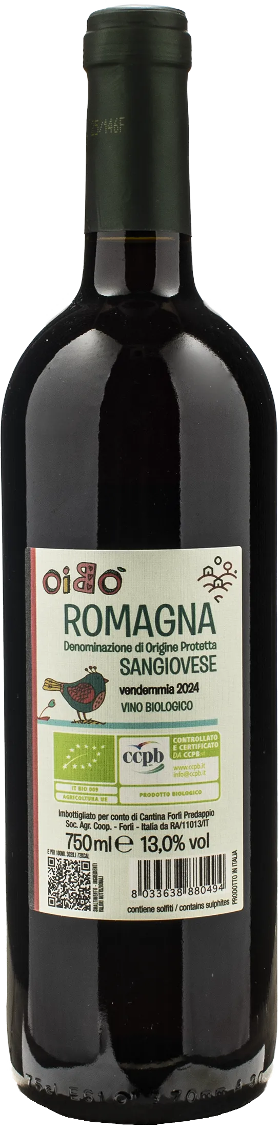 Cantina Forli Predappio Sangiovese Oibo 2024