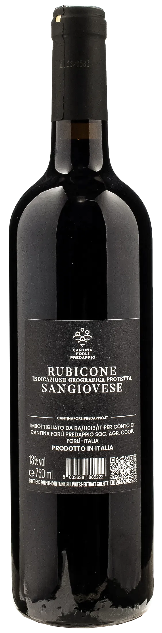 Cantina Forli Predappio Sangiovese Rubicone L'Innominato Collezione 2023