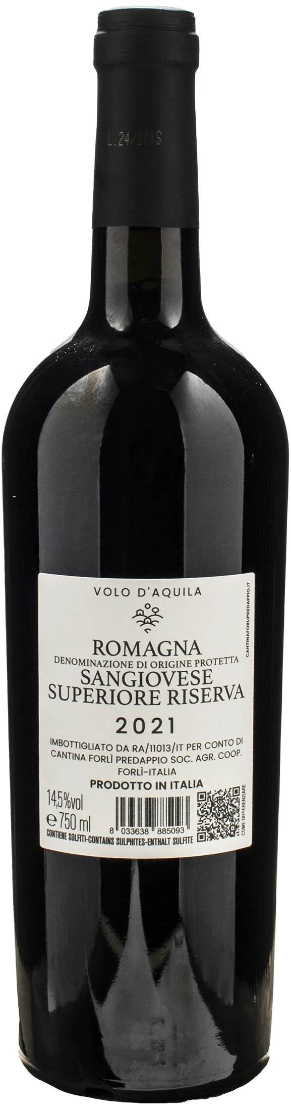 Cantina Forli Predappio Sangiovese Superiore Riserva Volo d'Aquila 2021