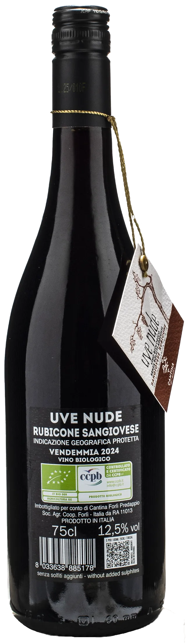 Cantina Forli Predappio Sangiovese Uve Nude 2024