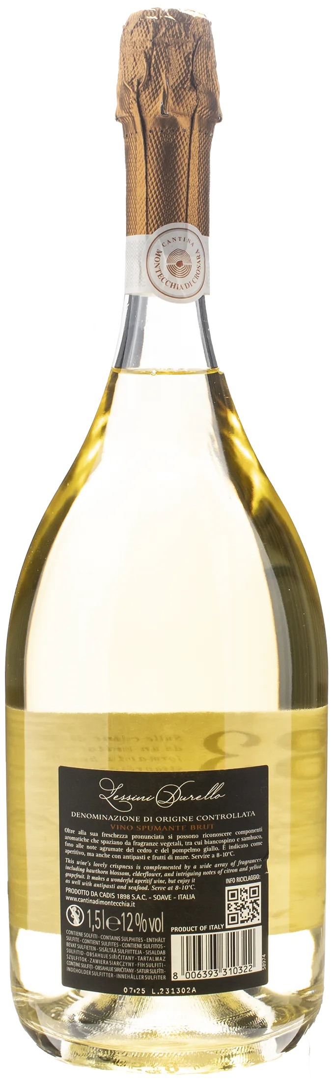 Cantina Montecchia di Crosara Lessini Durello 733 Brut Magnum