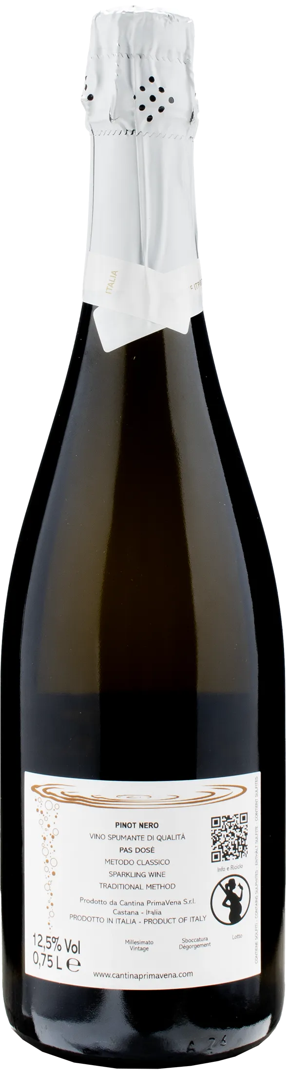 Cantina PrimaVena Pinot Nero Pas Dose Reverso Magnum 2016
