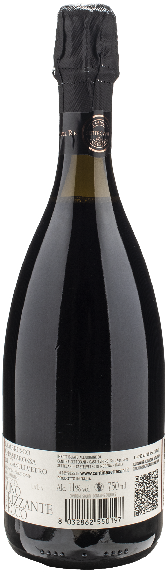 Cantina Settecani Vini Del Re Lambrusco Secco Grasparossa di Castelvetro