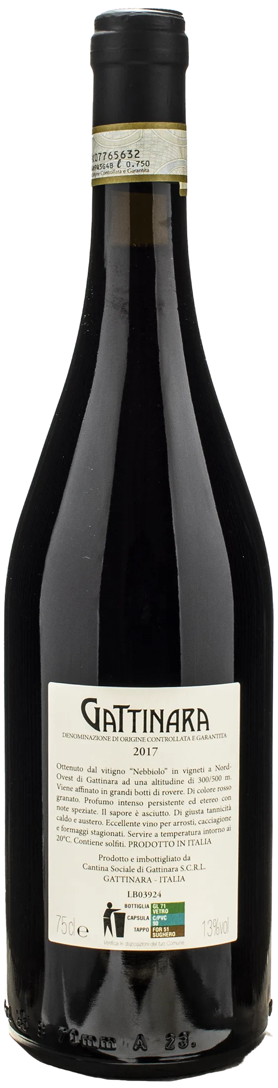 Cantina Sociale Gattinara Gattinara 2017