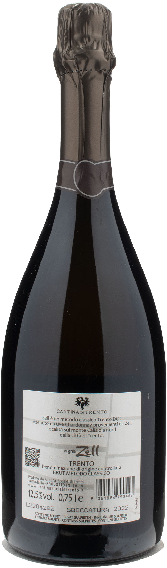 Cantina Sociale Trento Spumante Zell Brut Metodo Classico