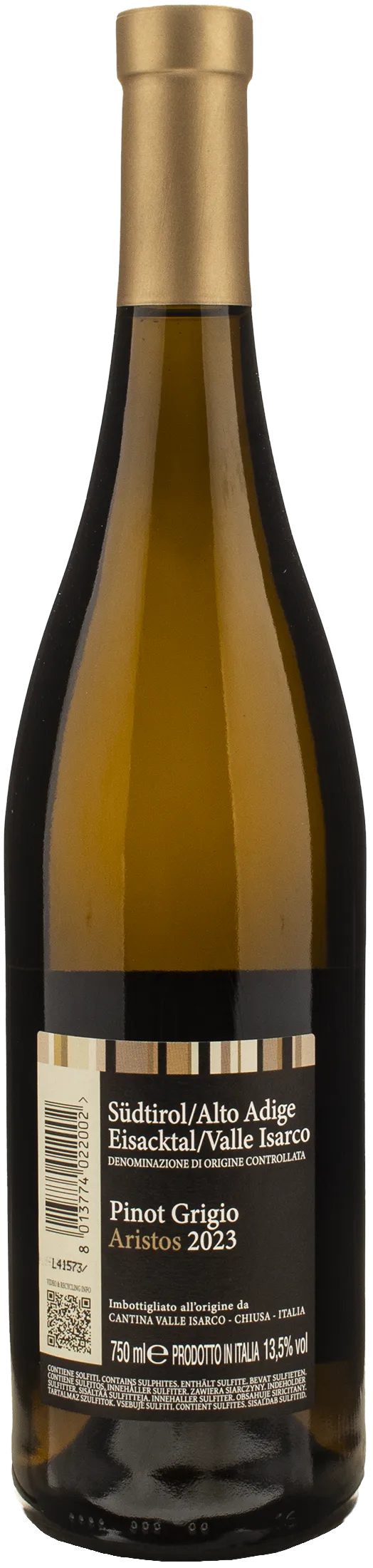 Cantina Valle Isarco Aristos Pinot Grigio 2023