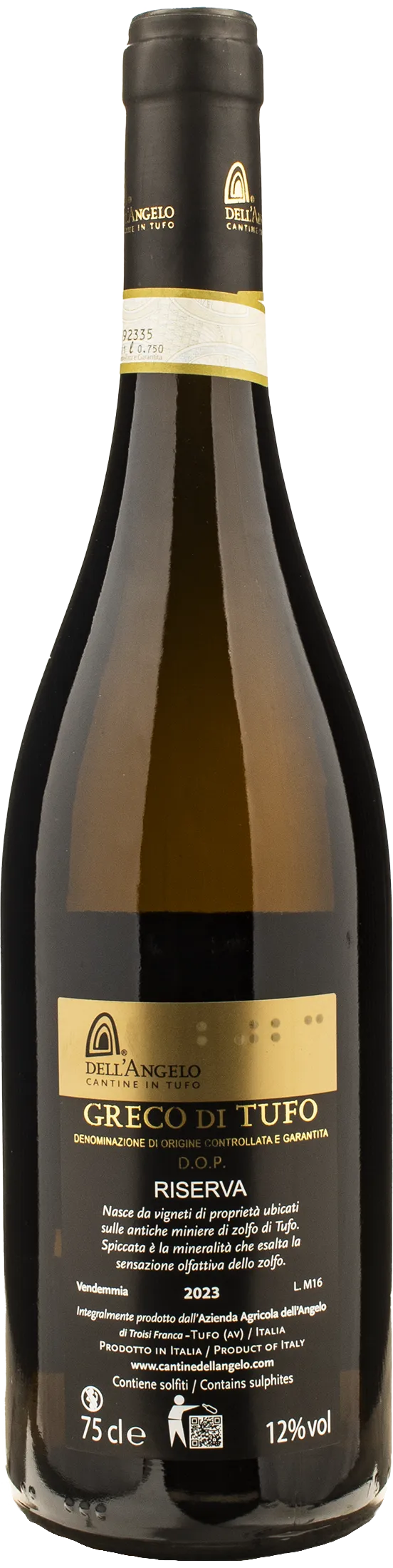 Cantine dell'Angelo Greco di Tufo Riserva Miniere 2023