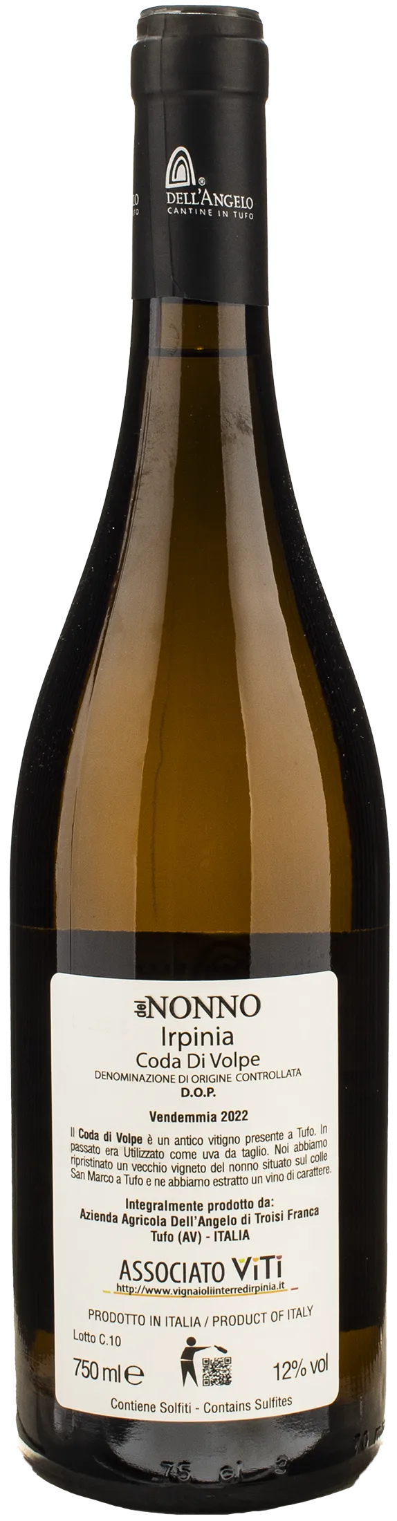 Cantine dell'Angelo Irpinia Coda di Volpe Del Nonno 2022