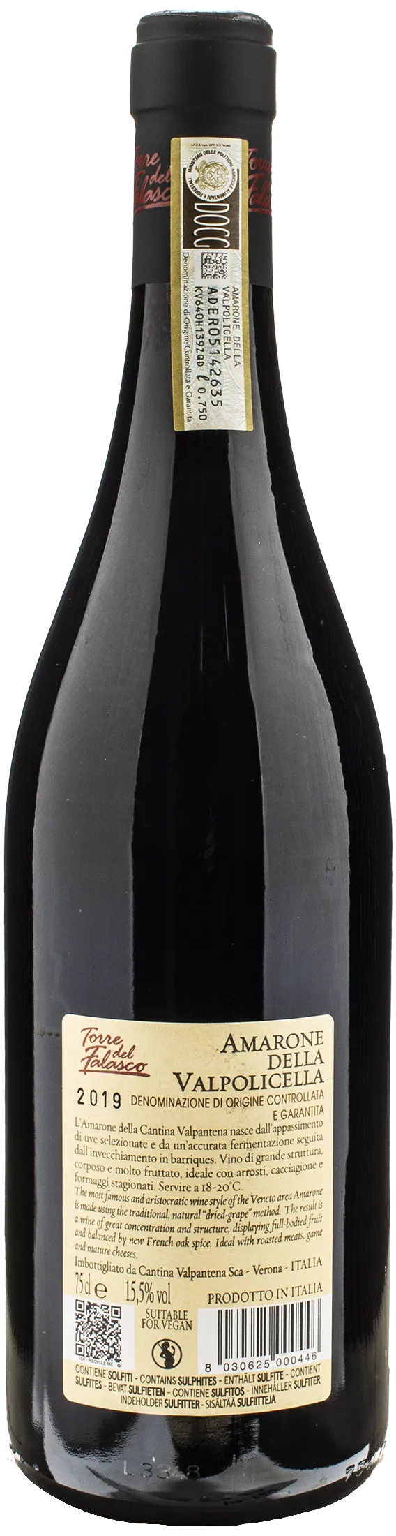 Cantine Valpantena Amarone della Valpolicella Torre del Falasco 2019