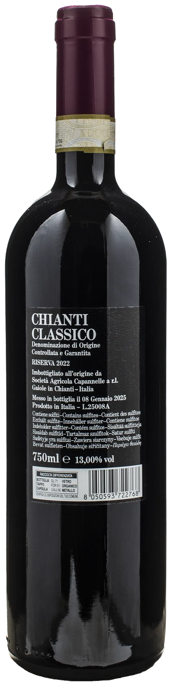 Capannelle Chianti Classico Riserva 2022