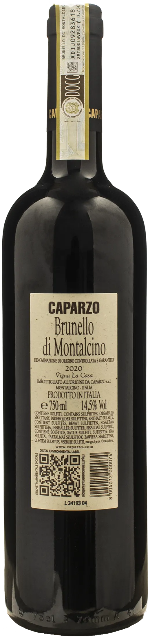 Caparzo Brunello di Montalcino Vigna La Casa 2020