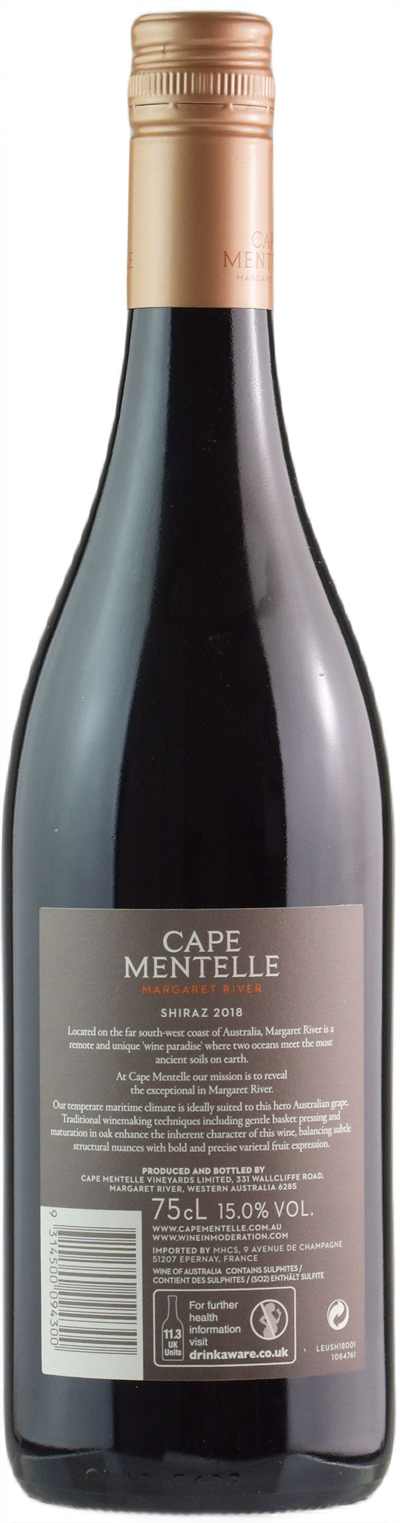 Cape Mentelle Western Australia Shiraz 2018