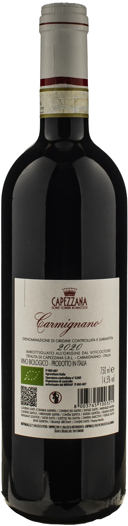 Capezzana Carmigiano Villa di Capezzana 2020