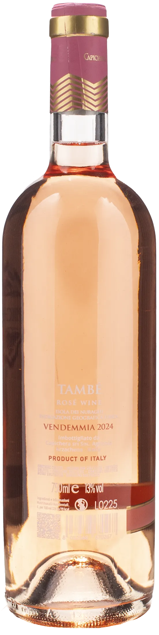 Capichera Tambe Rosato 2024