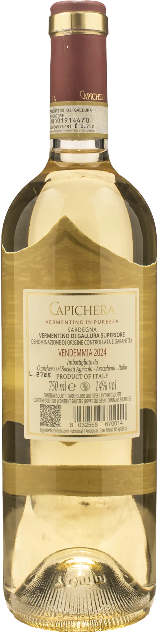 Capichera Vermentino in Purezza 2024