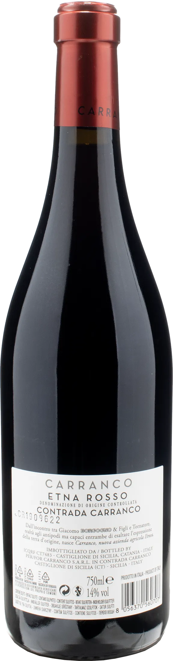 Carranco Etna Rosso Contrada Carranco 2019