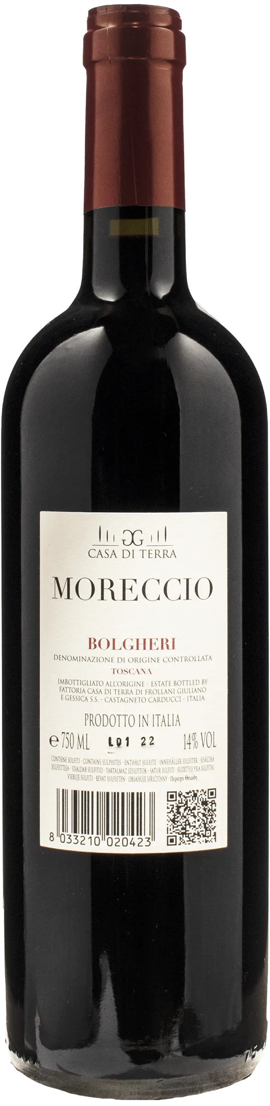 Casa di Terra Bolgheri Moreccio 2022