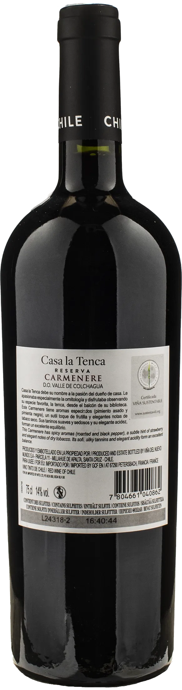 Casa La Tenca Reserva Carmenere 2023