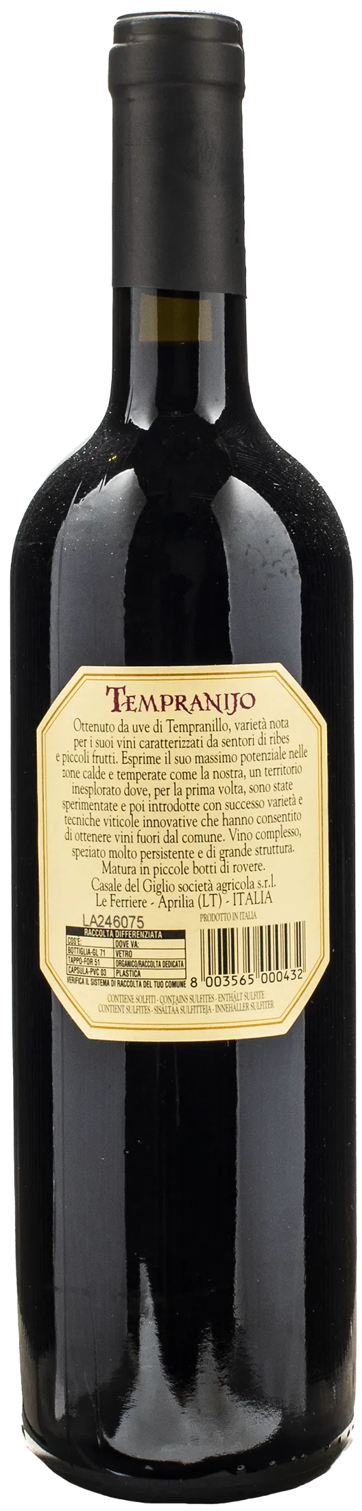 Casale del Giglio Tempranijo 2022