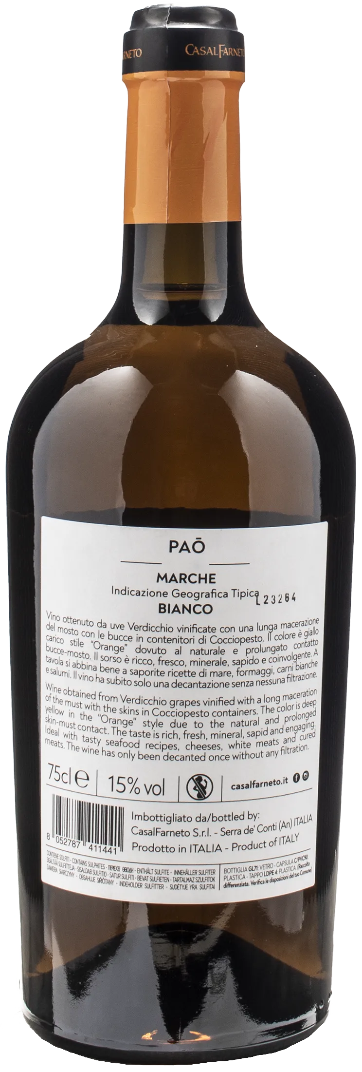 CasalFarneto Marche Bianco Pao 2022