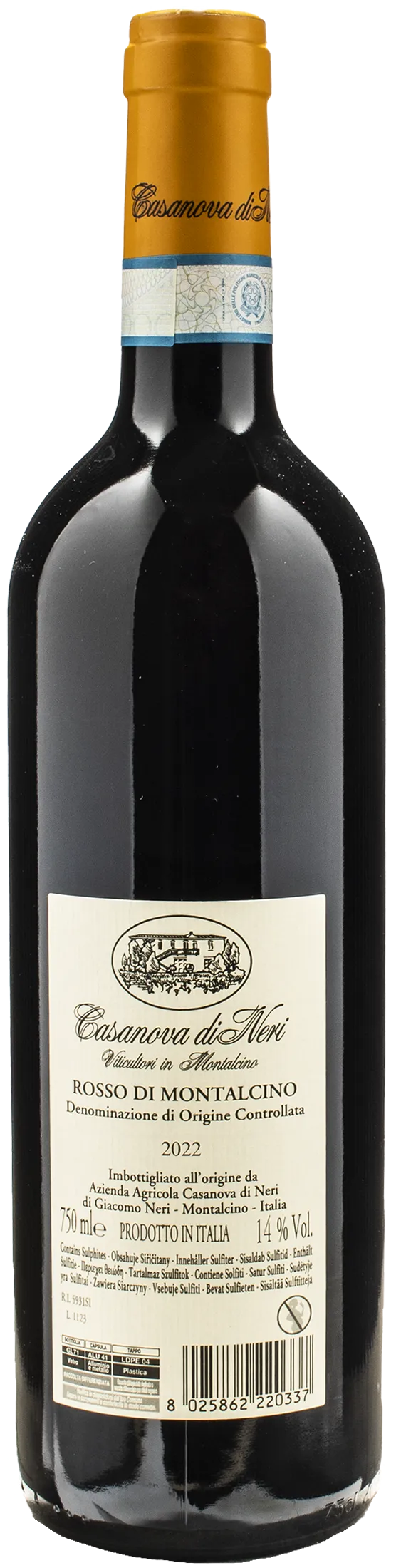 Casanova di Neri Rosso di Montalcino 2022