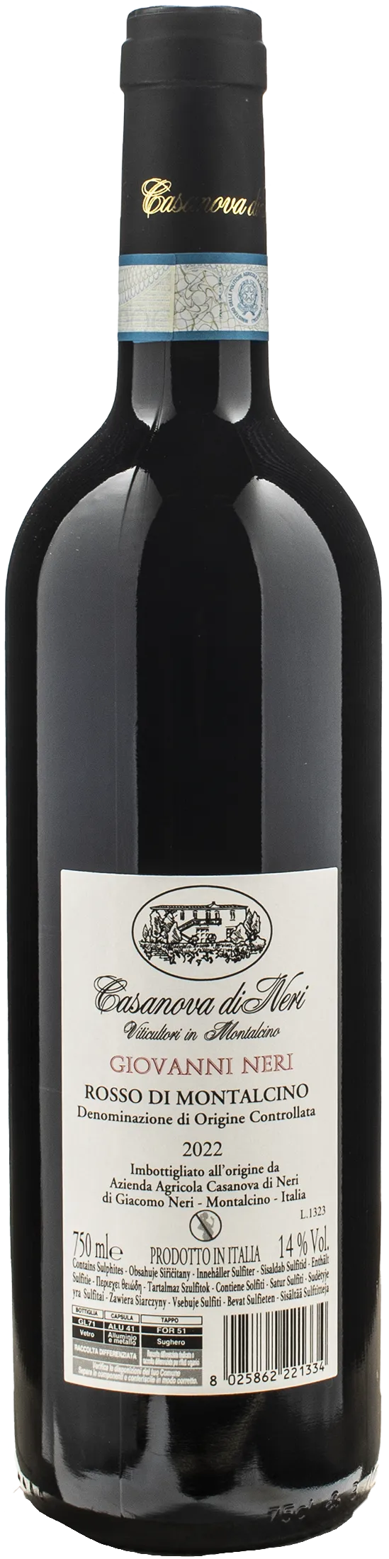 Casanova di Neri Rosso di Montalcino Giovanni Neri 2022