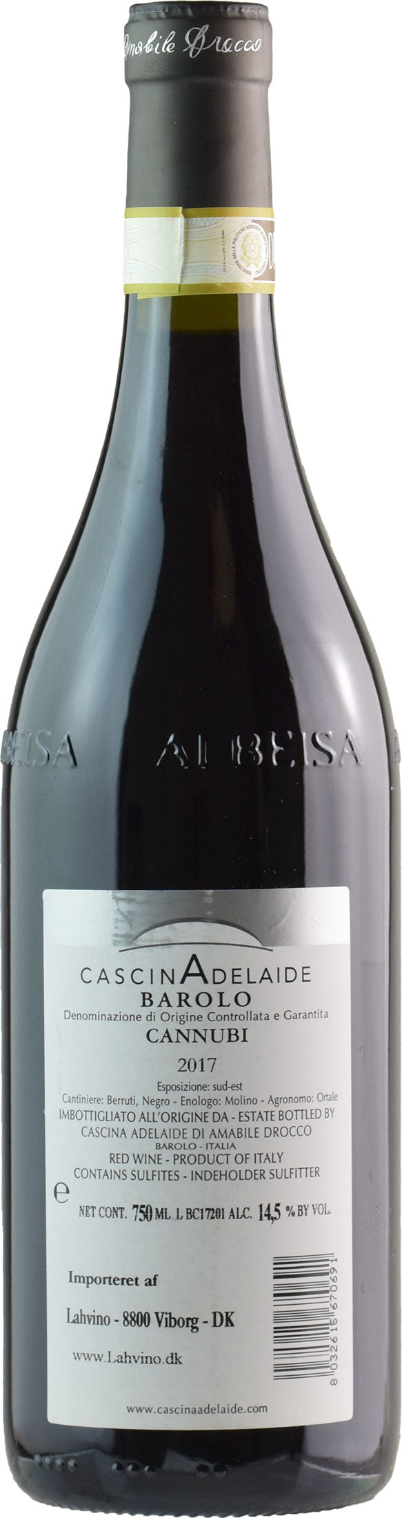 Cascina Adelaide Barolo Cannubi 2017