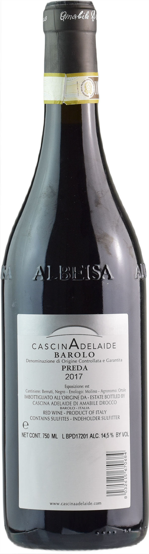 Cascina Adelaide Barolo Preda 2017