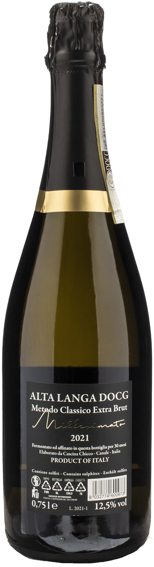 Cascina Chicco Alta Langa Extra Brut Millesimato 2021